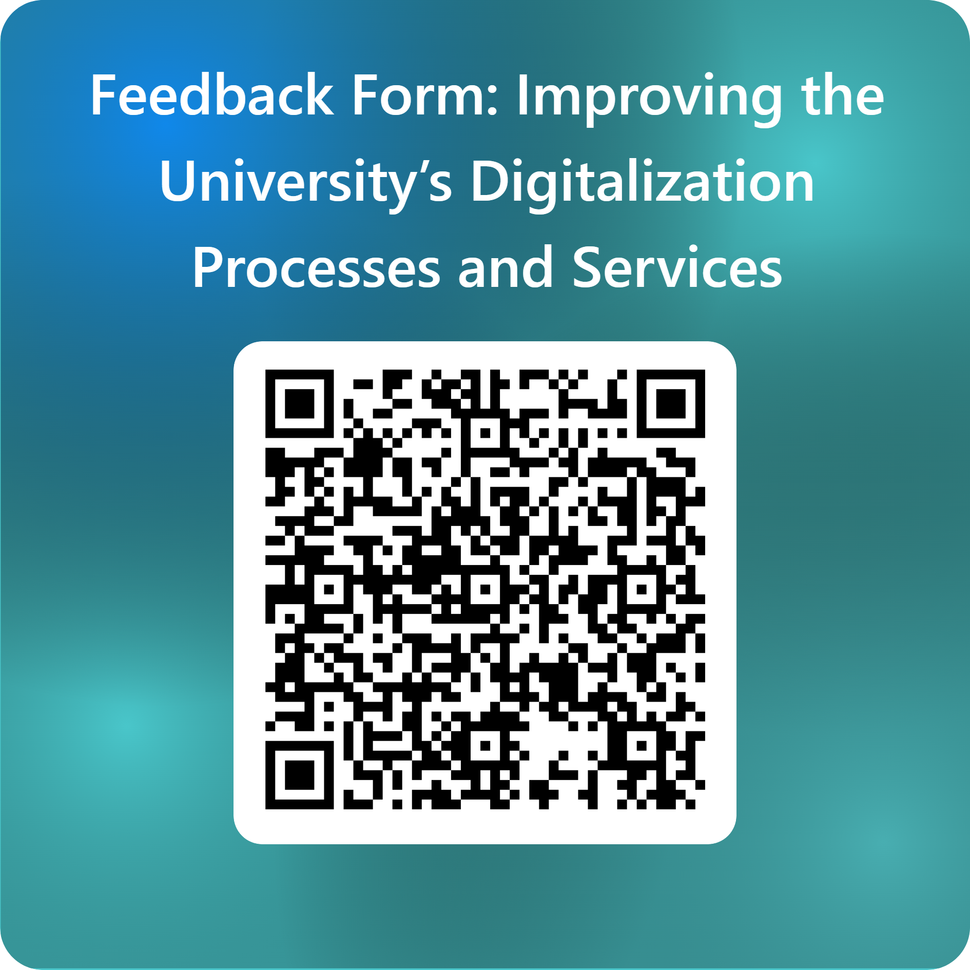 QR code for suggestions