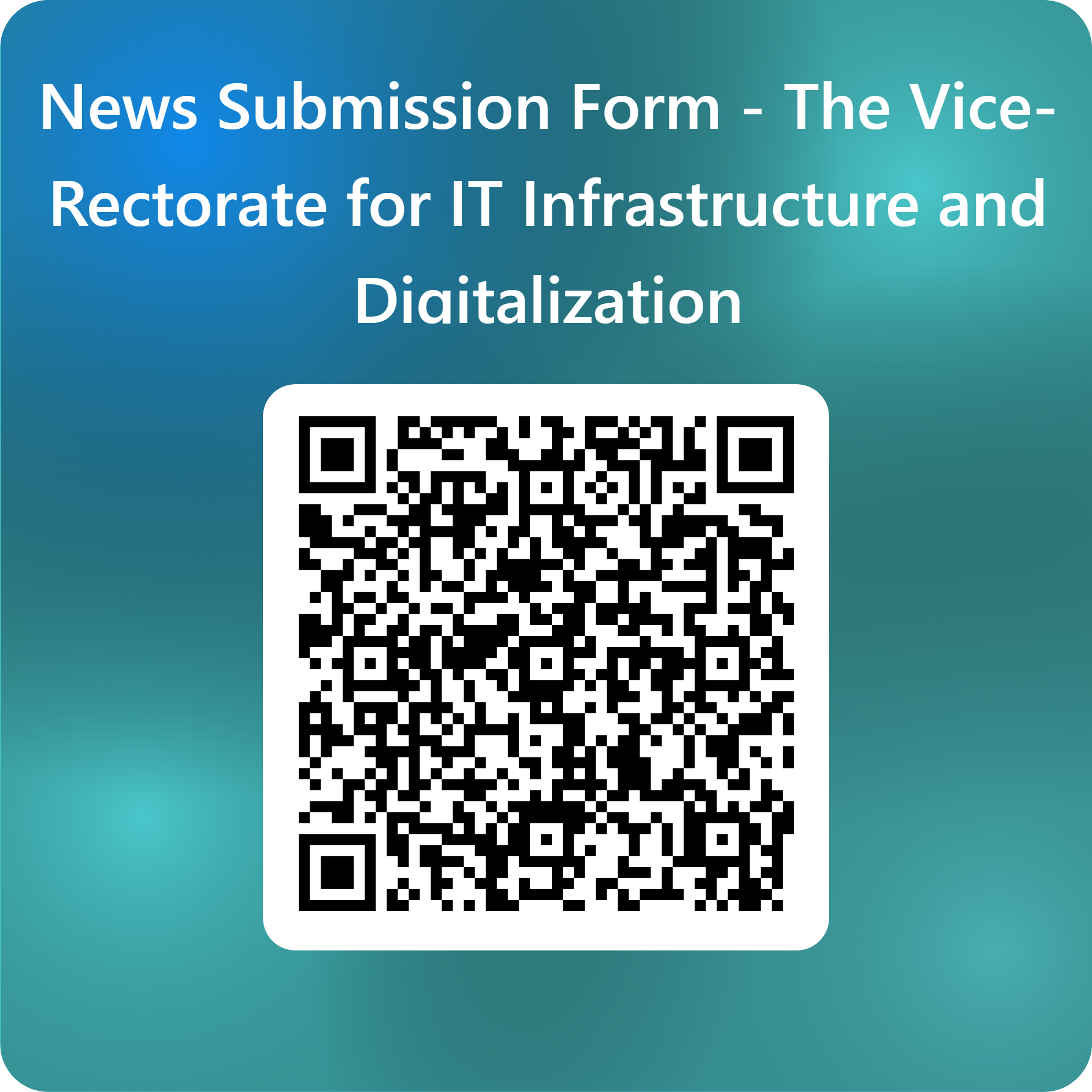 QR Code for news and events